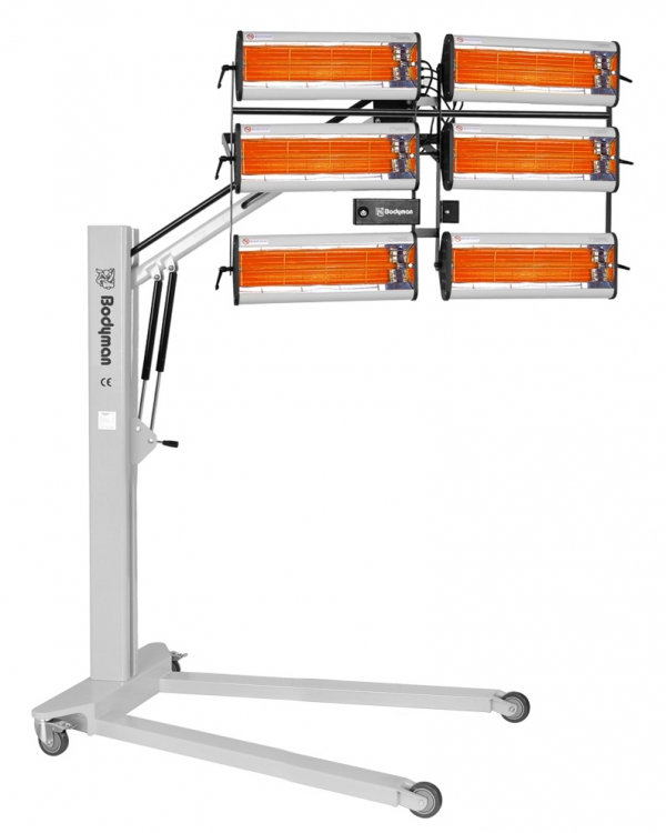 Bodyman Infrared Drying Light Six Head Lamp